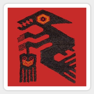 Inca Design ghoul holding a head Sticker